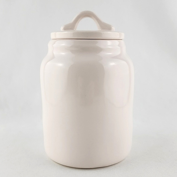 Rae Dunn By Magenta CANDY HEARTS Large Letters Ceramic Small 7 Inch Canister - Picture 3 of 10